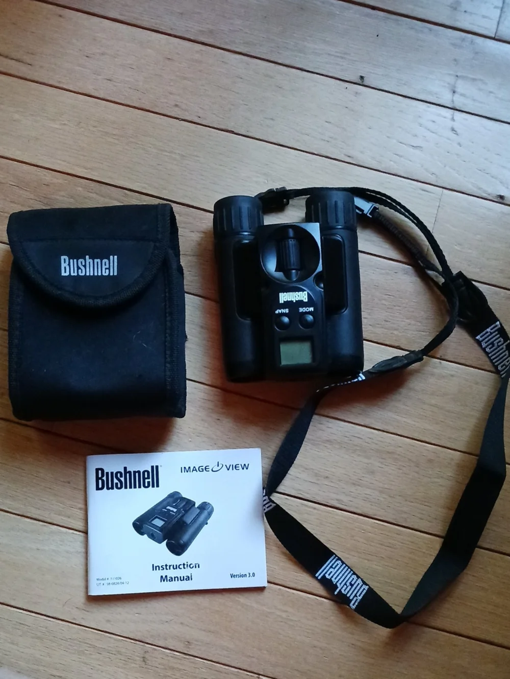 Bushnell Black Compact Photo Binoculars with Case and Strap